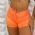 Short Fitness Canelado Coral